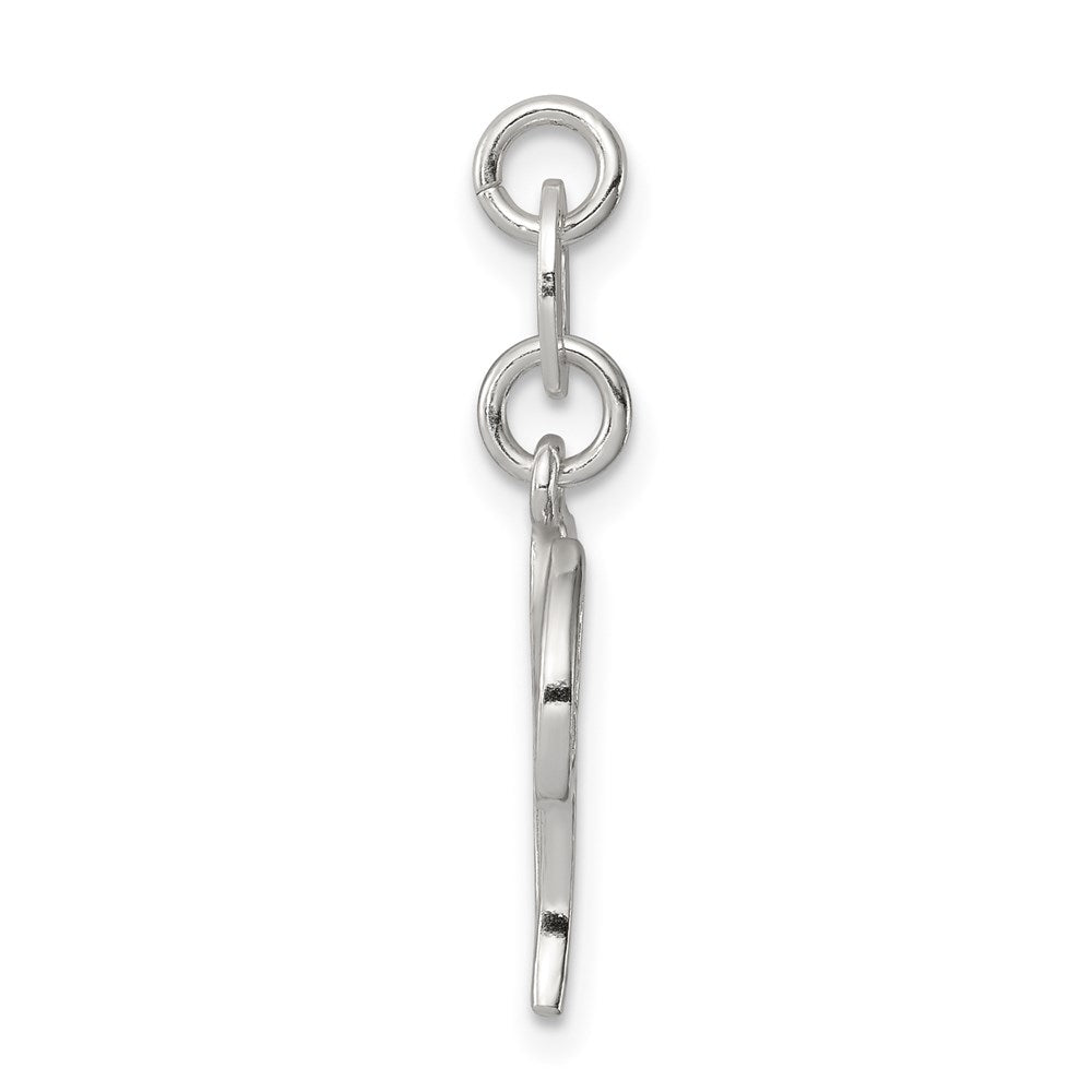 Sterlingsilber Buchstabe V Initiale Charm