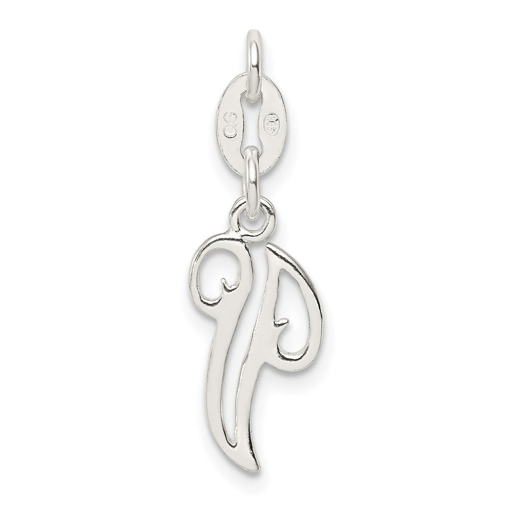 Sterlingsilber Buchstabe V Initiale Charm