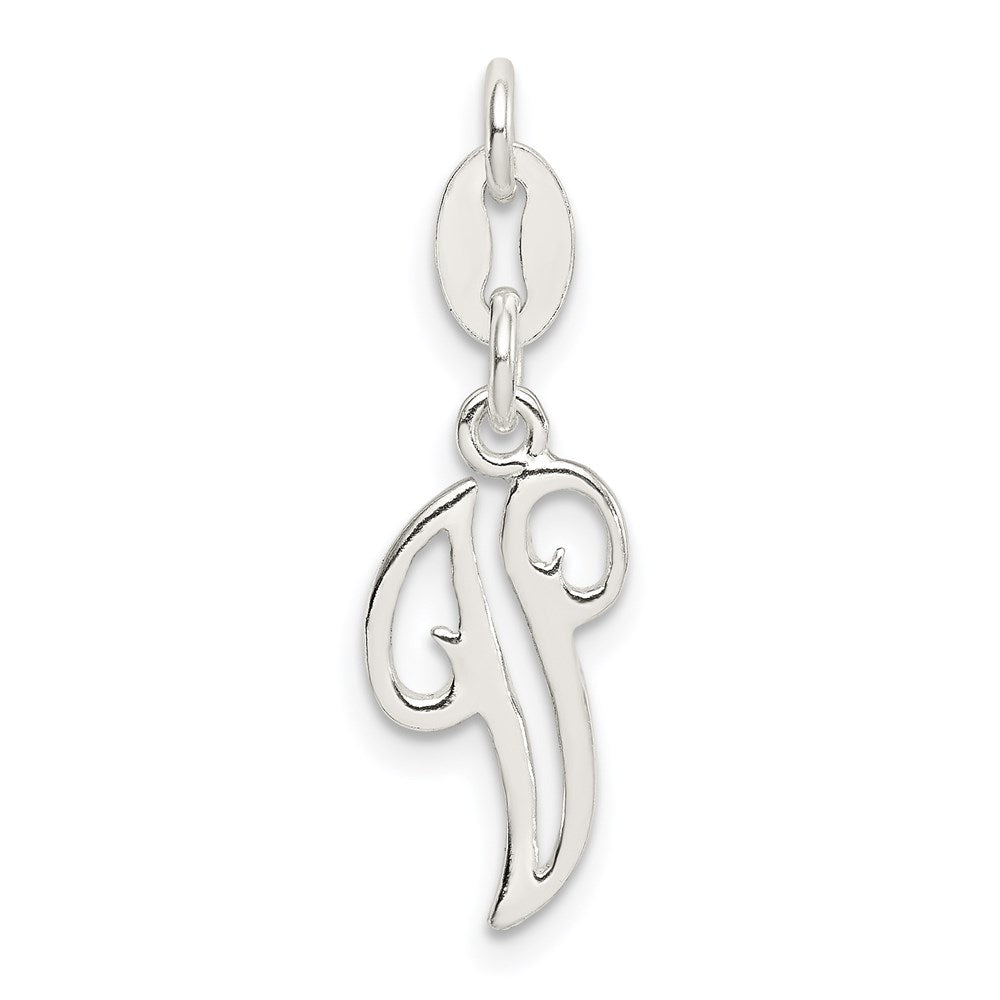 Sterlingsilber Buchstabe V Initiale Charm