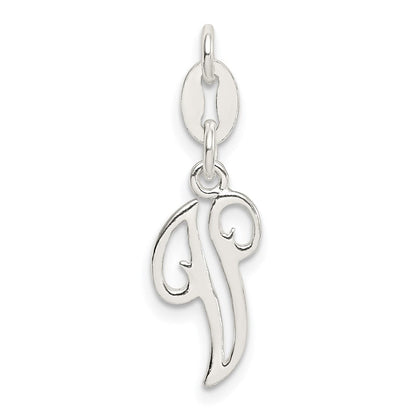 Sterlingsilber Buchstabe V Initiale Charm