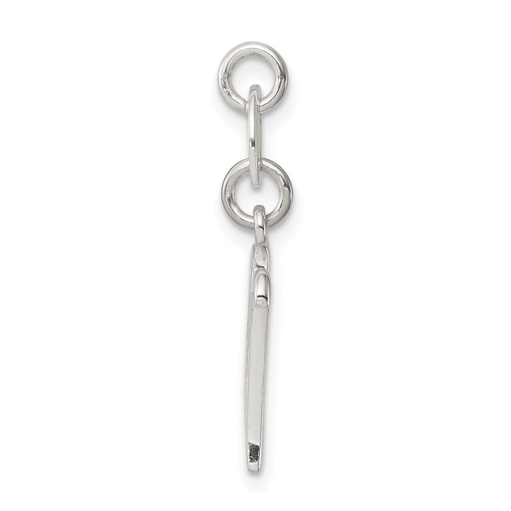 Sterlingsilber Buchstabe W Initiale Charm