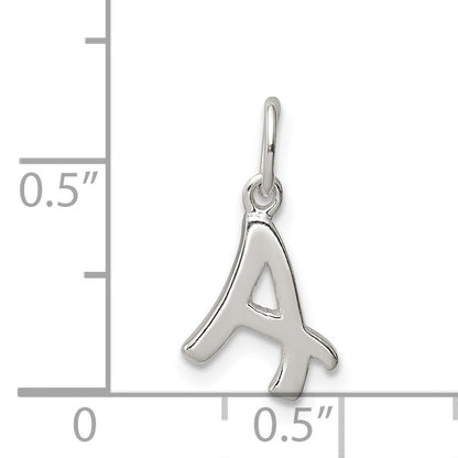 Sterlingsilber Buchstabe A Initiale Charm