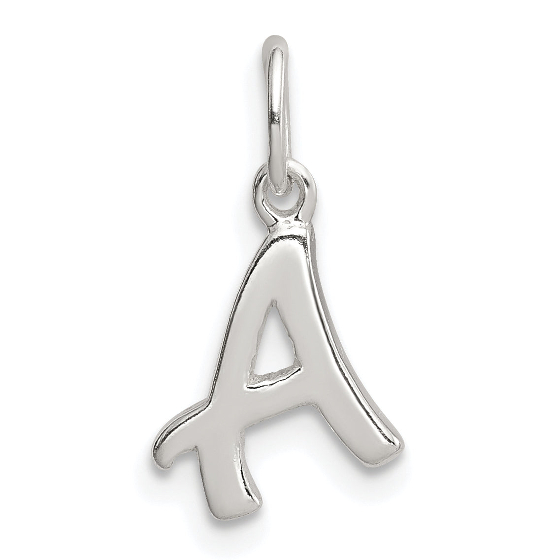 Sterlingsilber Buchstabe A Initiale Charm