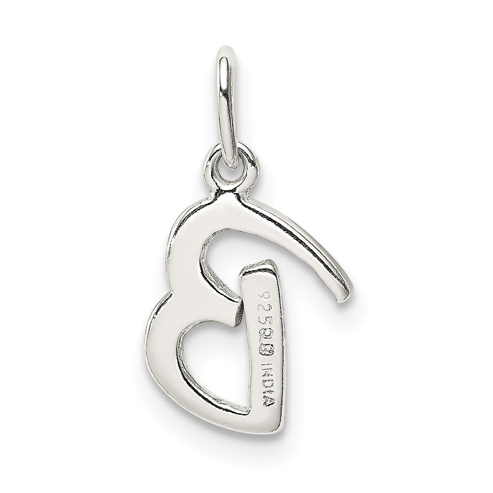 Sterlingsilber Buchstabe B Initiale Charm
