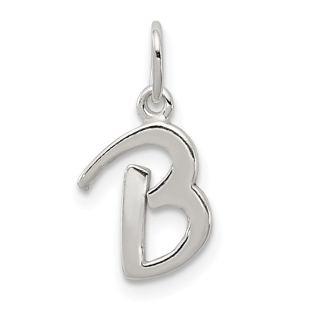 Sterlingsilber Buchstabe B Initiale Charm