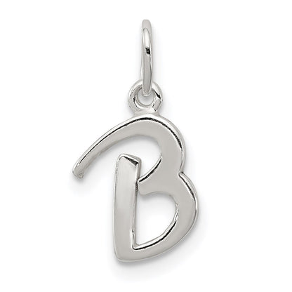 Sterlingsilber Buchstabe B Initiale Charm
