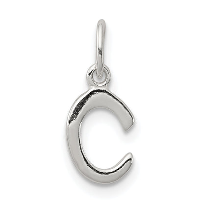 Sterlingsilber Buchstabe C Initiale Charm