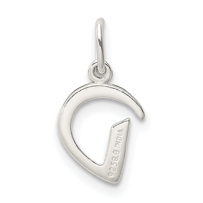Sterlingsilber Buchstabe D Initiale Charm