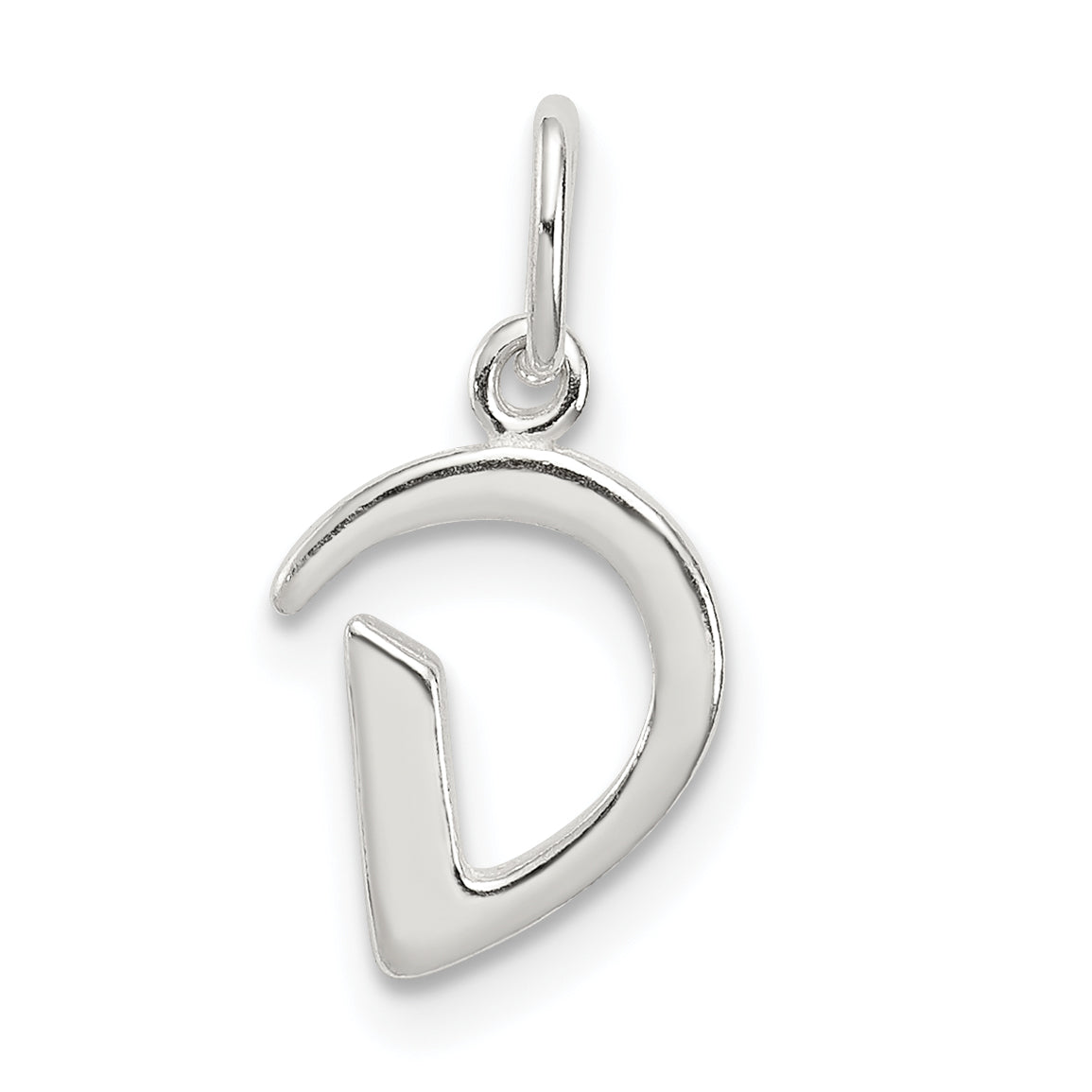 Sterlingsilber Buchstabe D Initiale Charm