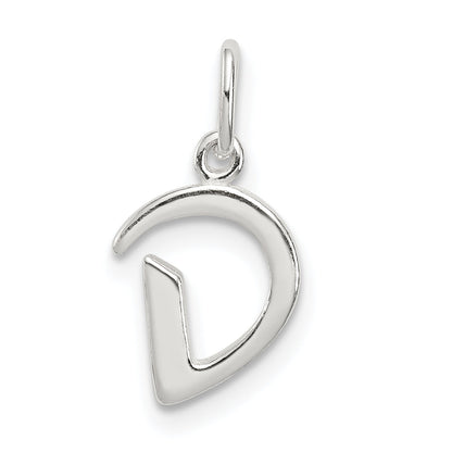 Sterlingsilber Buchstabe D Initiale Charm