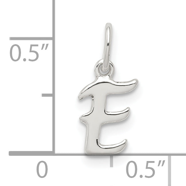 Sterlingsilber Buchstabe E Initiale Charm