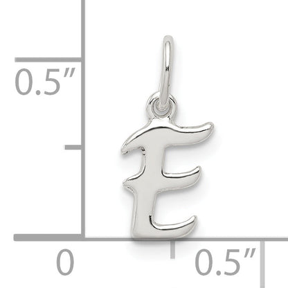 Sterlingsilber Buchstabe E Initiale Charm