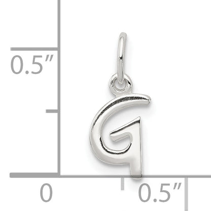 Sterlingsilber Buchstabe G Initiale Charm