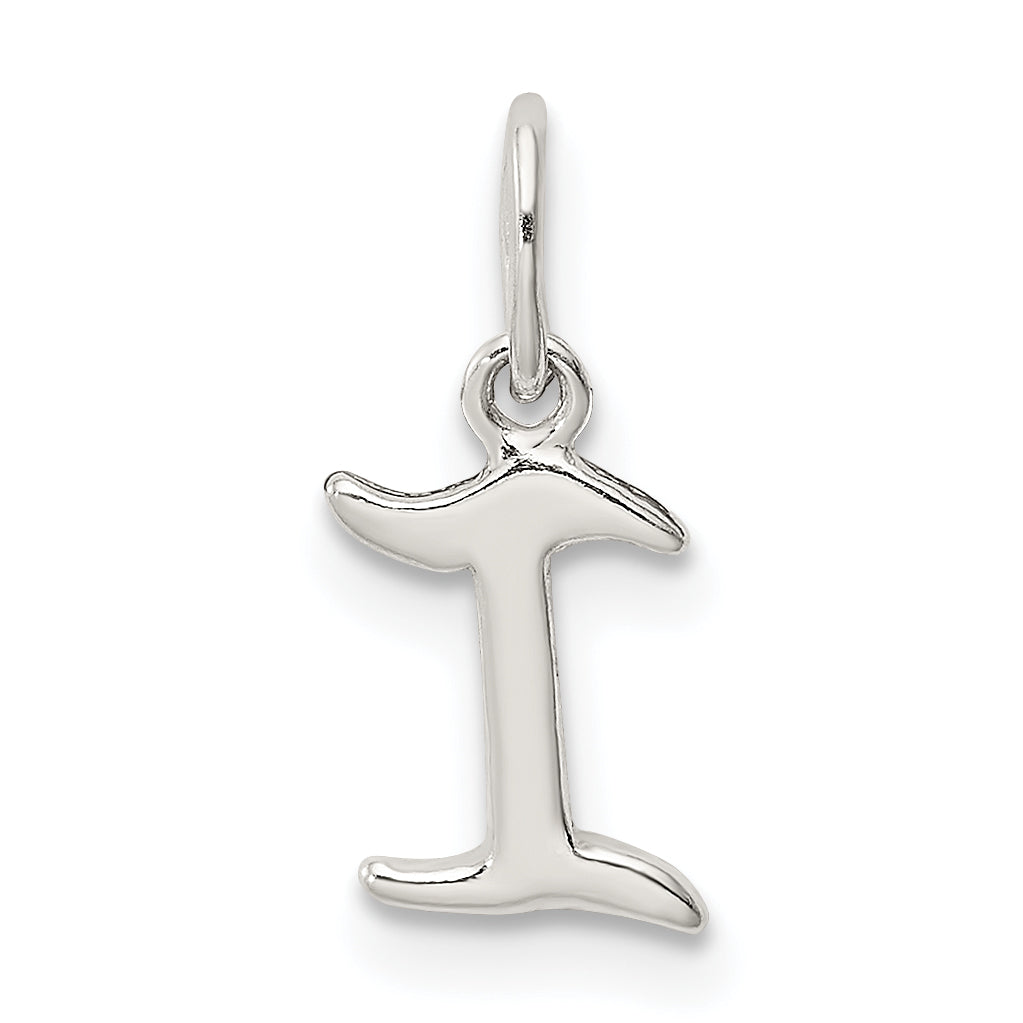 Sterlingsilber Buchstabe I Initiale Charm