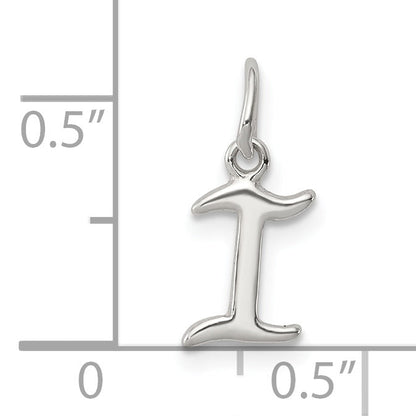 Sterlingsilber Buchstabe I Initiale Charm