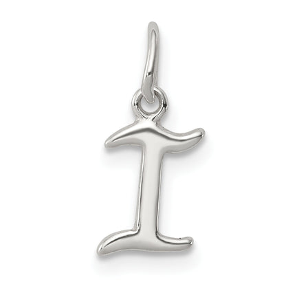Sterlingsilber Buchstabe I Initiale Charm
