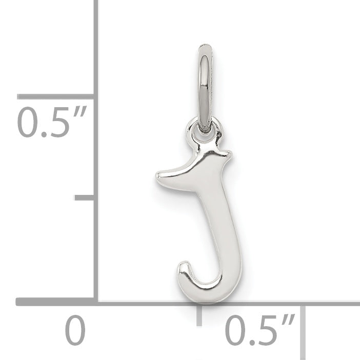 Sterlingsilber Buchstabe J Initiale Charm