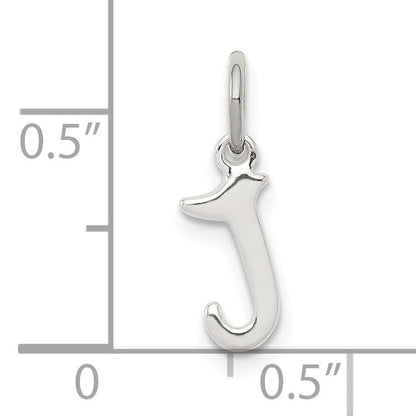 Sterlingsilber Buchstabe J Initiale Charm