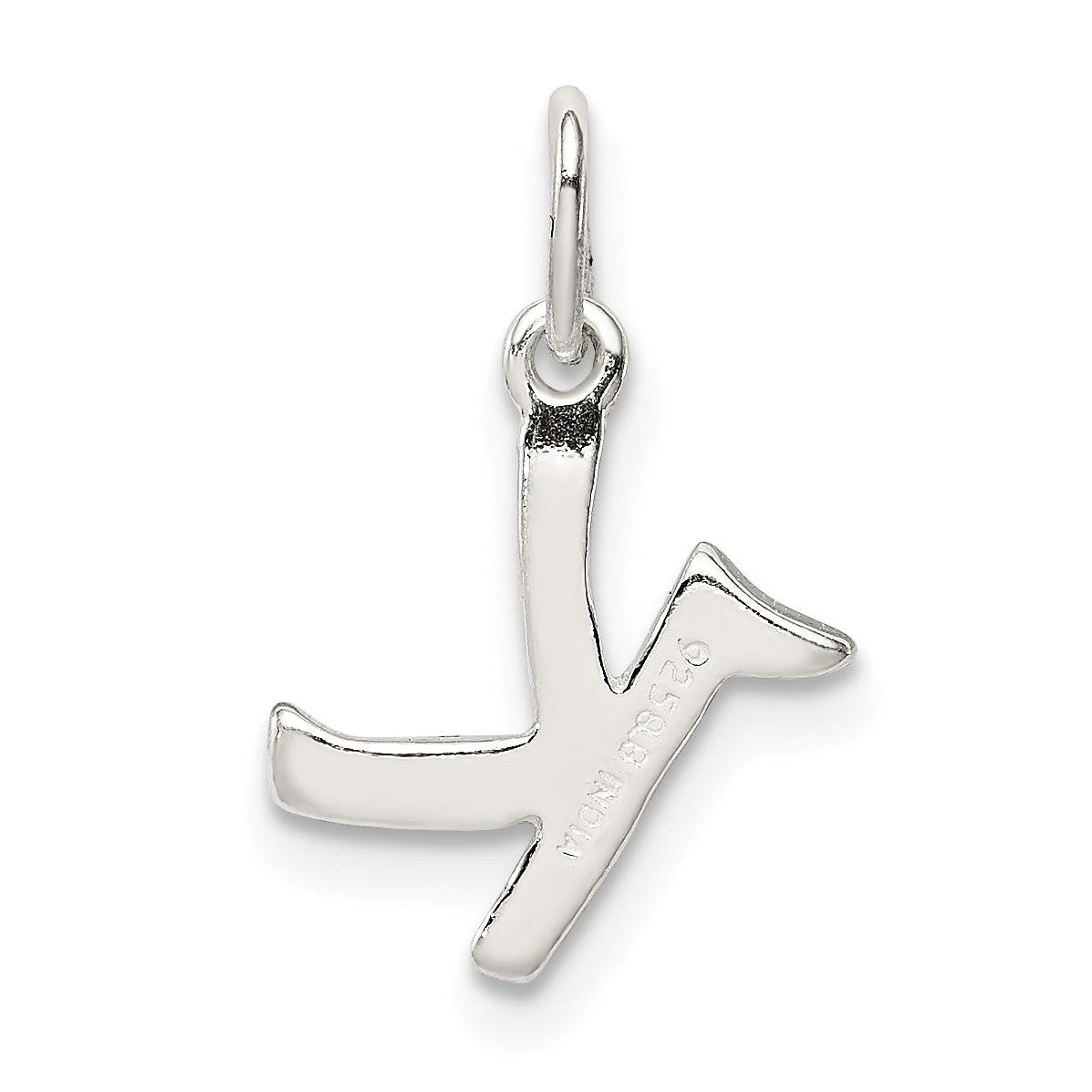 Sterlingsilber Buchstabe K Initiale Charm