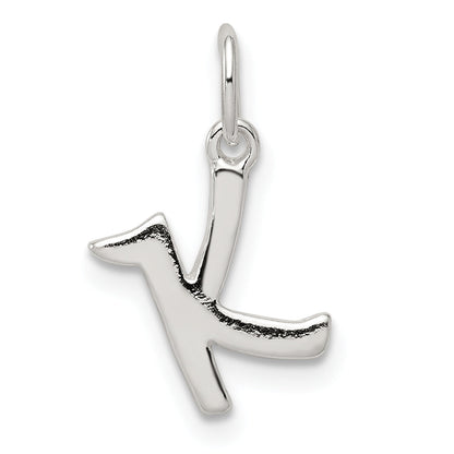 Sterlingsilber Buchstabe K Initiale Charm
