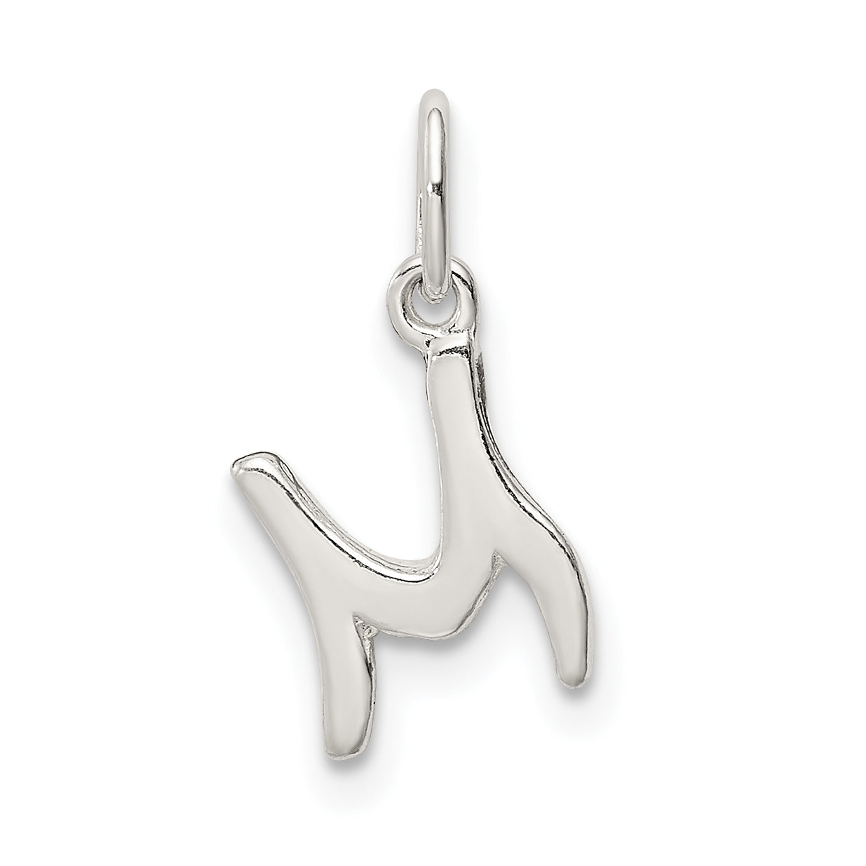 Sterlingsilber Buchstabe M Initiale Charm