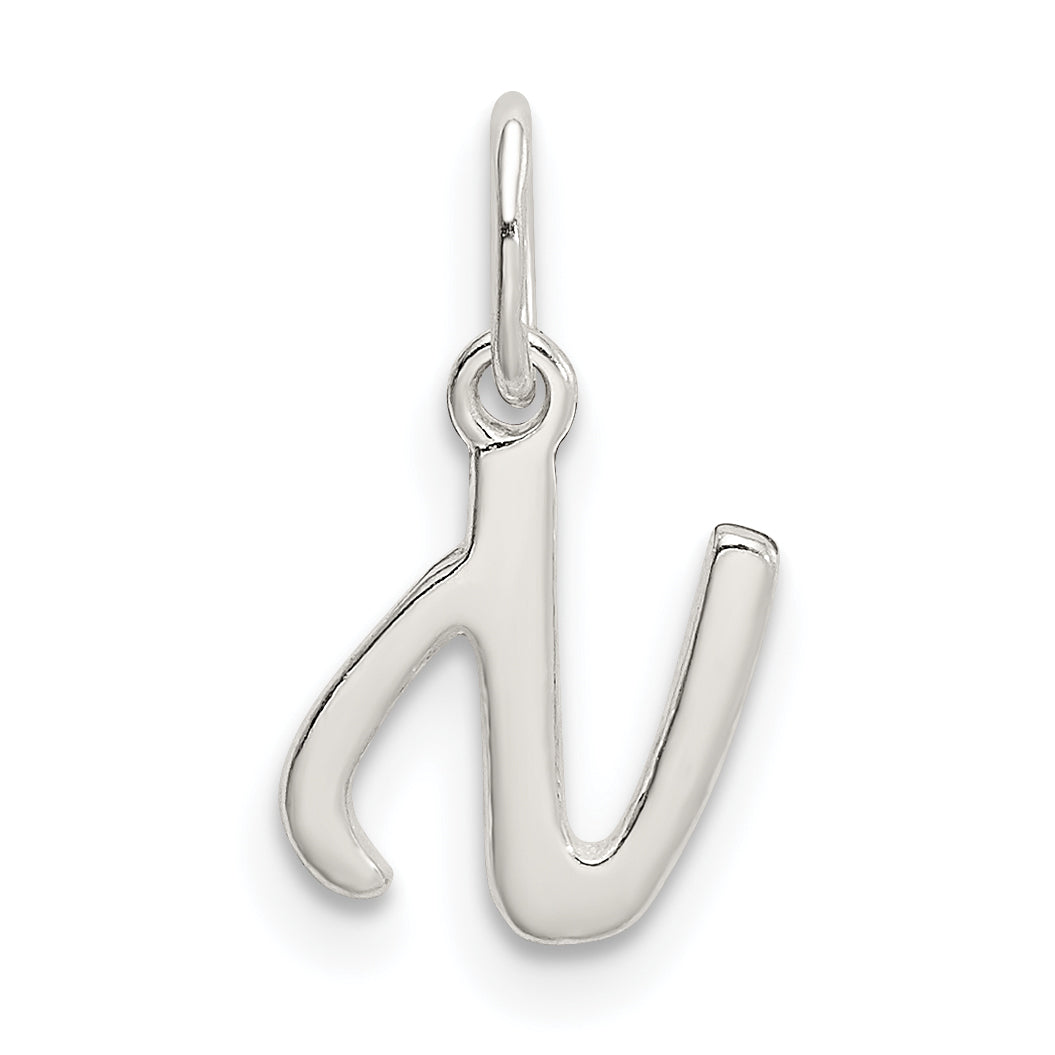 Sterlingsilber Buchstabe N Initiale Charm