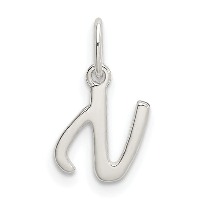 Sterlingsilber Buchstabe N Initiale Charm