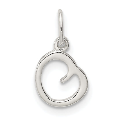 Sterlingsilber Buchstabe O Initiale Charm