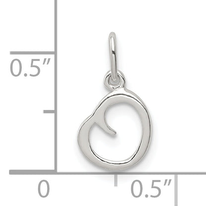 Sterlingsilber Buchstabe O Initiale Charm