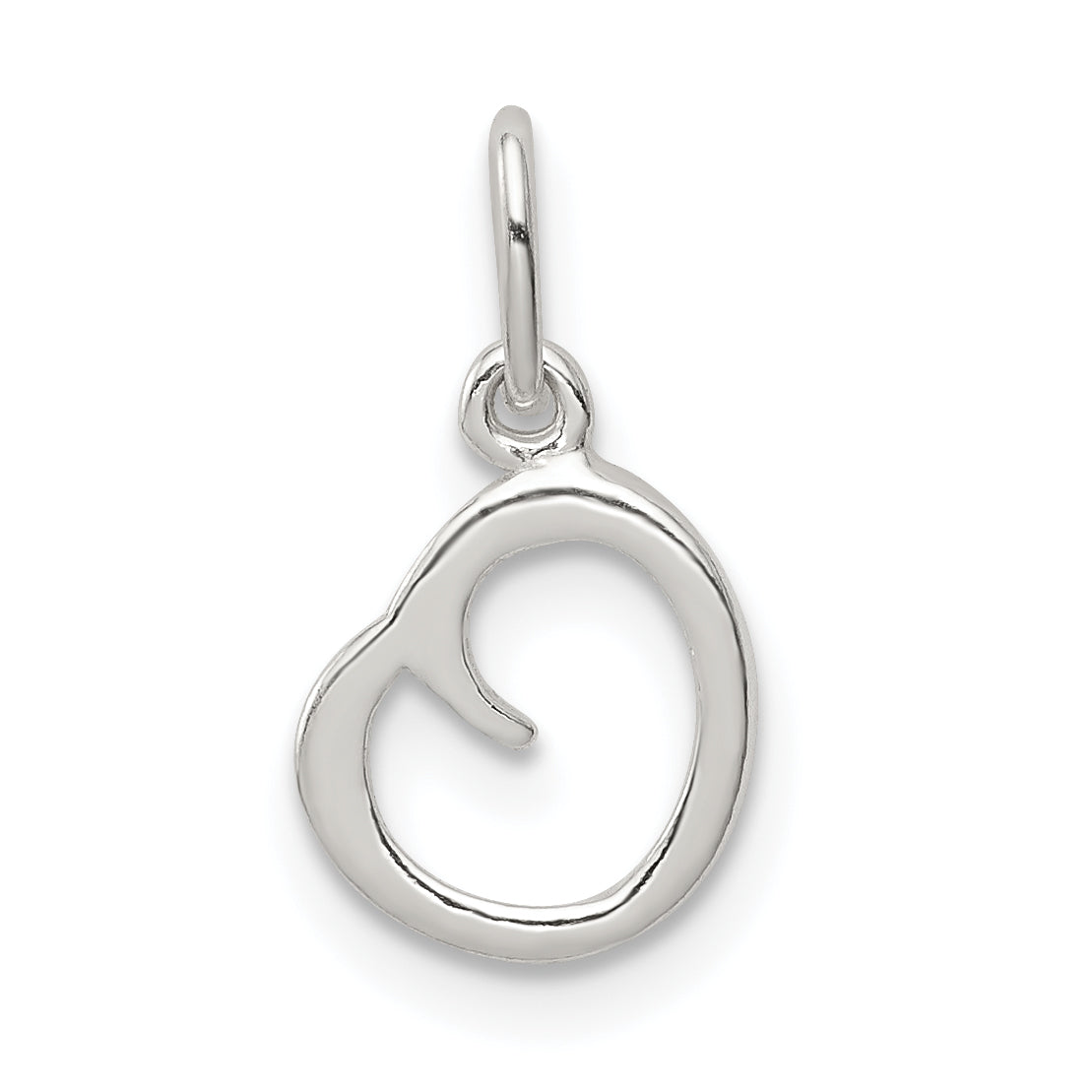 Sterlingsilber Buchstabe O Initiale Charm