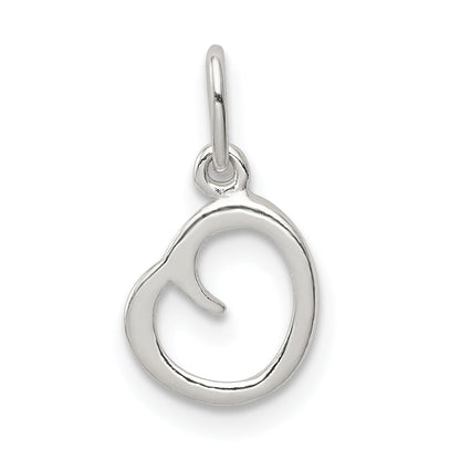 Sterlingsilber Buchstabe O Initiale Charm