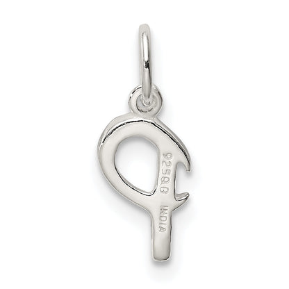 Sterlingsilber Buchstabe P Initiale Charm