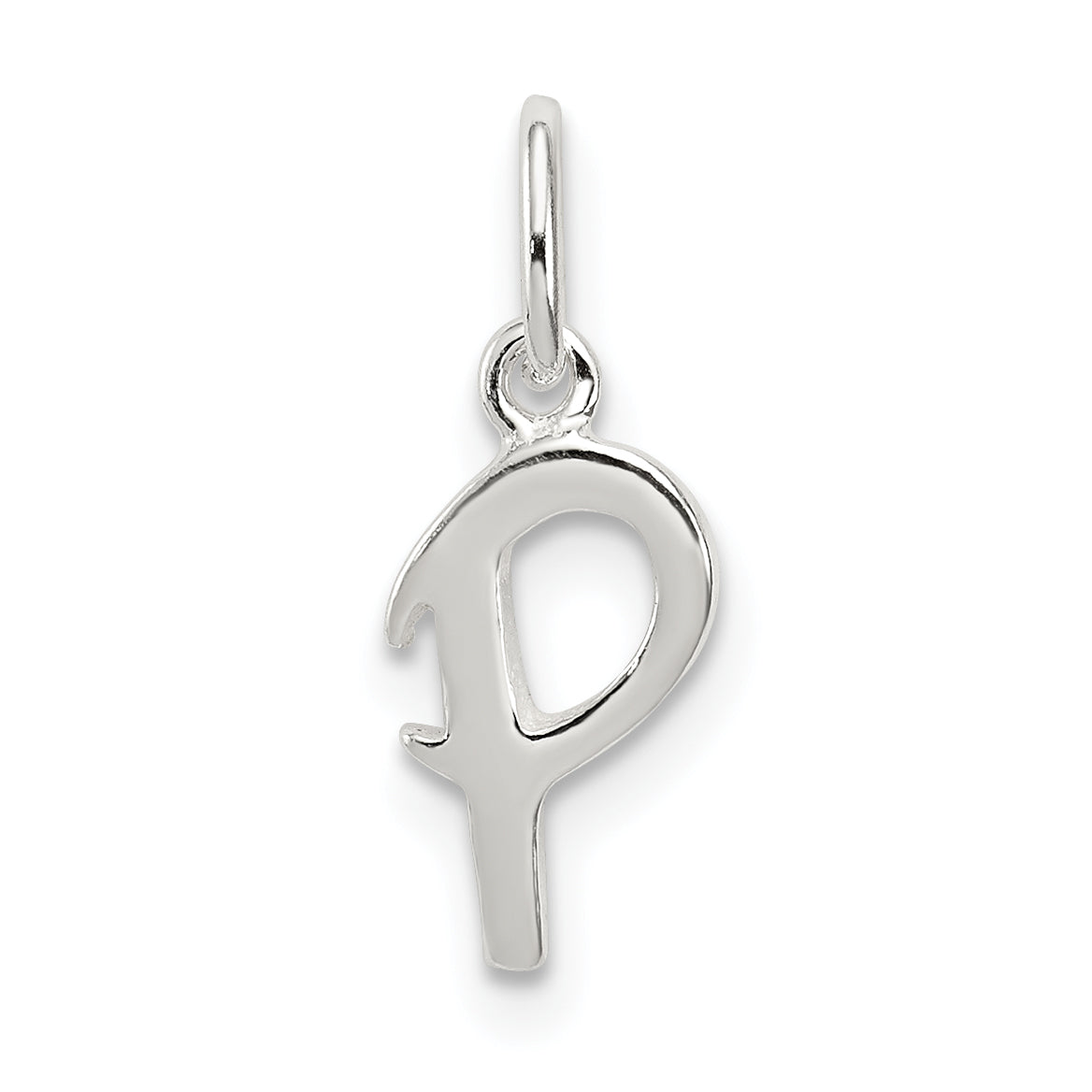 Sterlingsilber Buchstabe P Initiale Charm