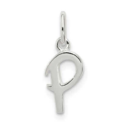 Sterlingsilber Buchstabe P Initiale Charm