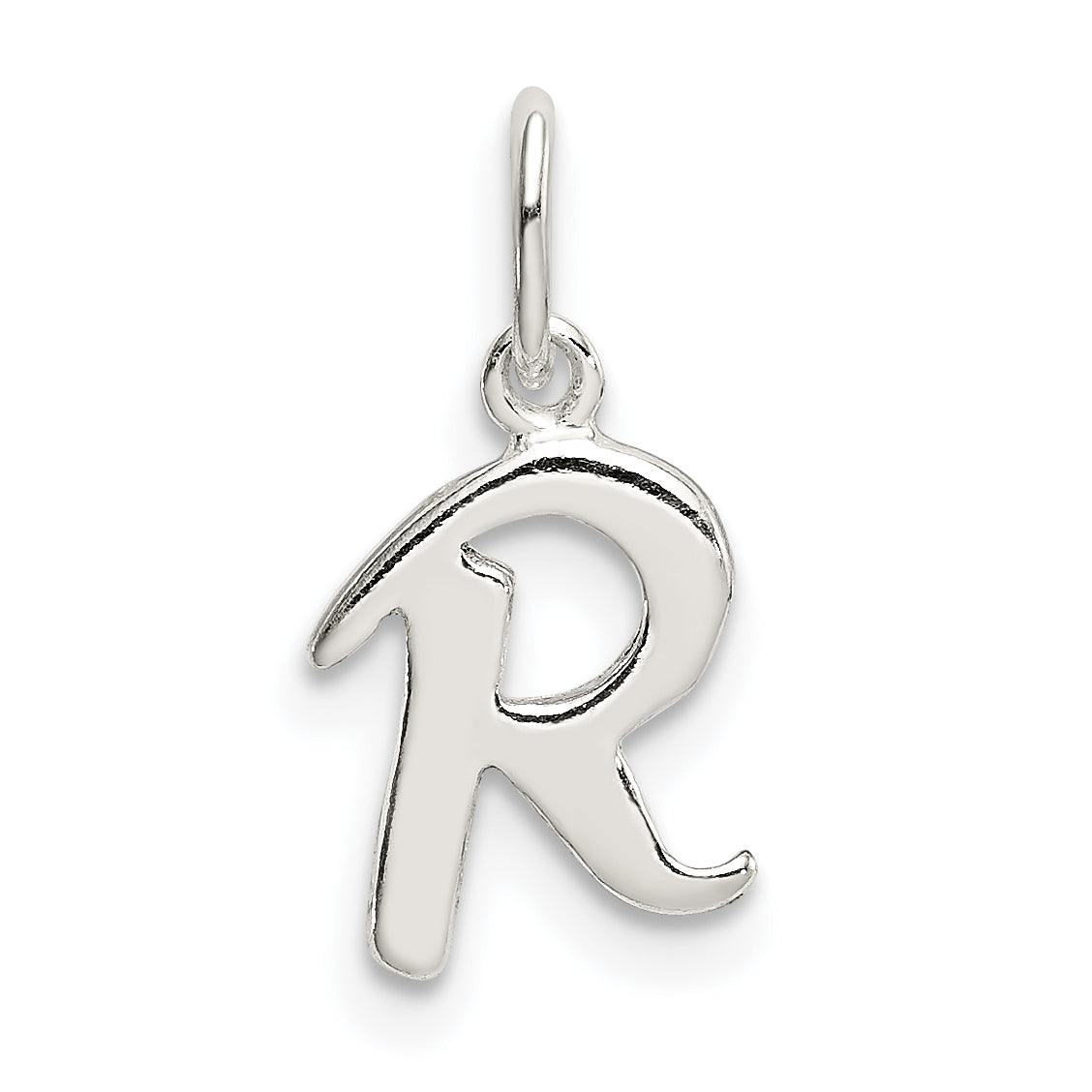Sterlingsilber Buchstabe R Initiale Charm