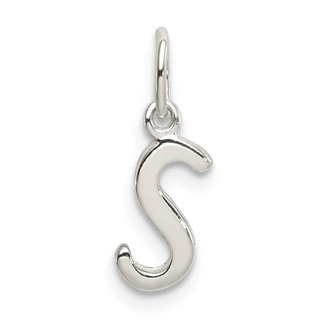 Sterlingsilber Buchstabe S Initiale Charm