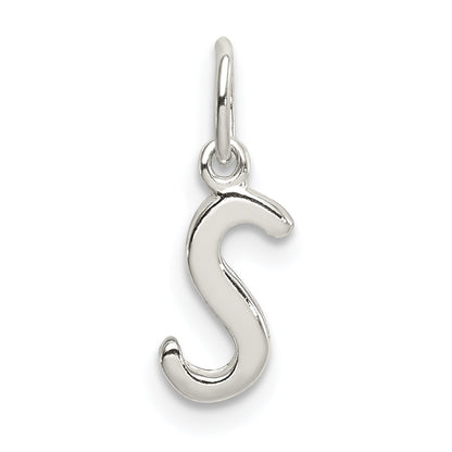 Sterlingsilber Buchstabe S Initiale Charm