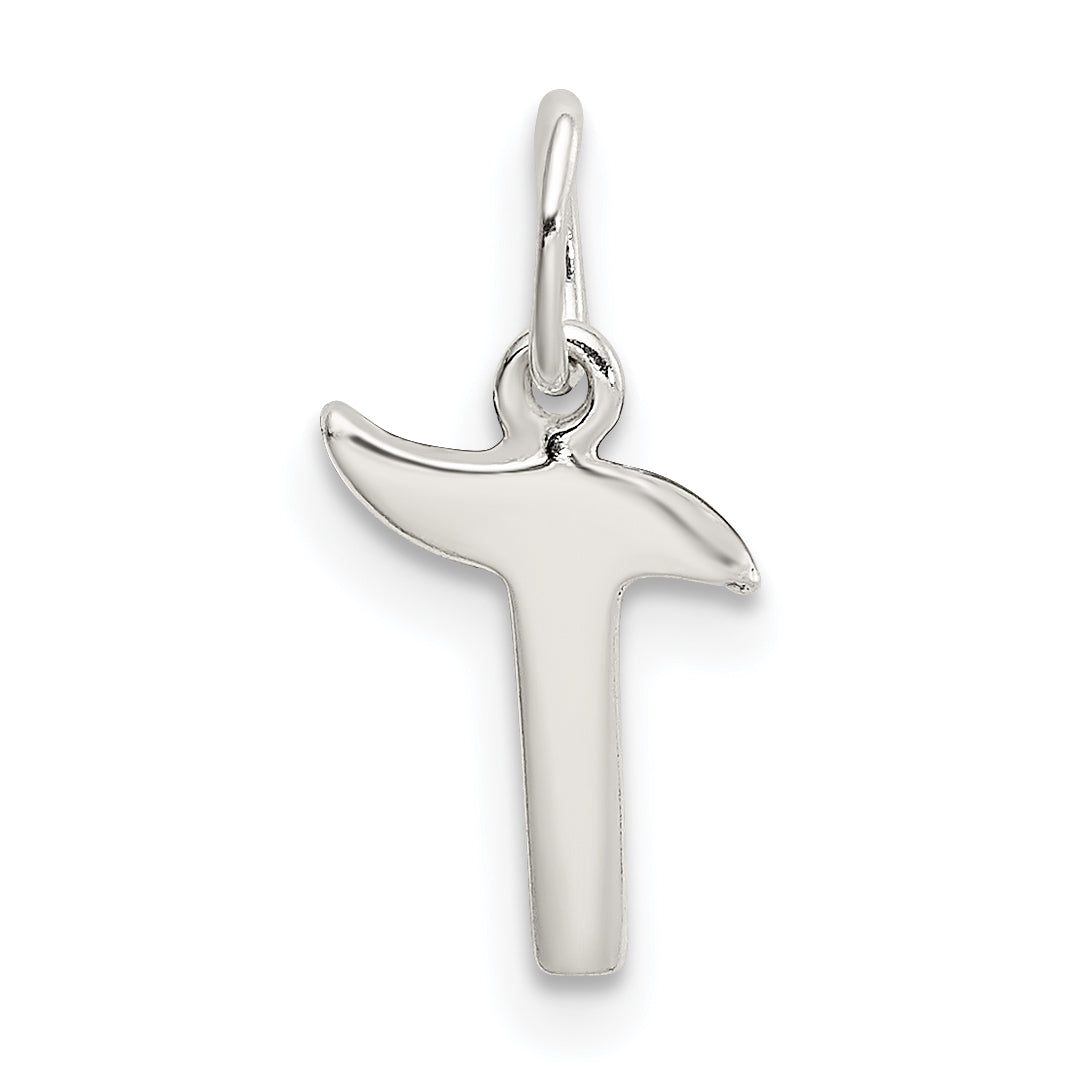 Sterlingsilber Buchstabe T Initiale Charm