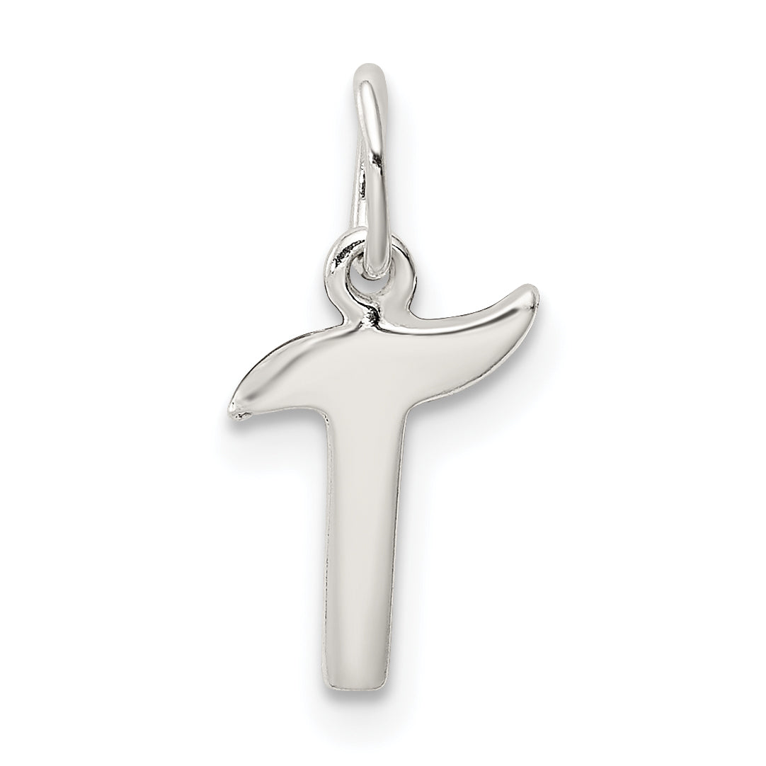 Sterlingsilber Buchstabe T Initiale Charm