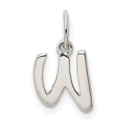 Sterlingsilber Buchstabe W Initiale Charm