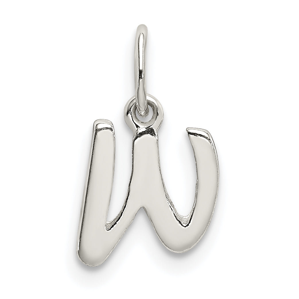 Sterlingsilber Buchstabe W Initiale Charm