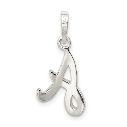 Sterlingsilber Buchstabe A Initiale Anhänger