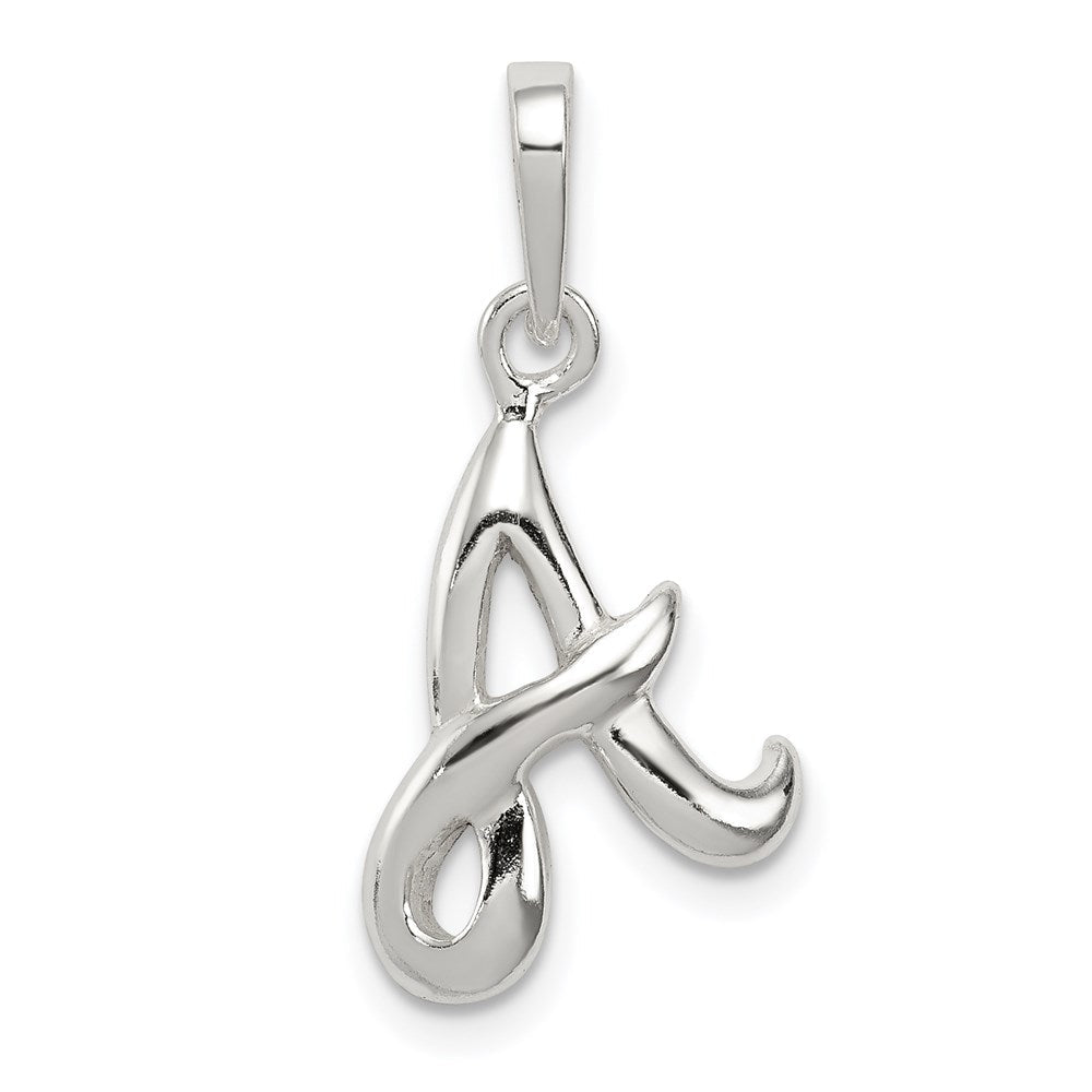 Sterlingsilber Buchstabe A Initiale Anhänger