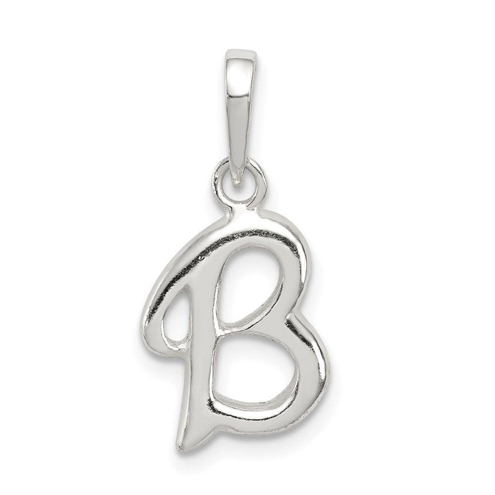 Sterlingsilber Buchstabe B Initiale Anhänger