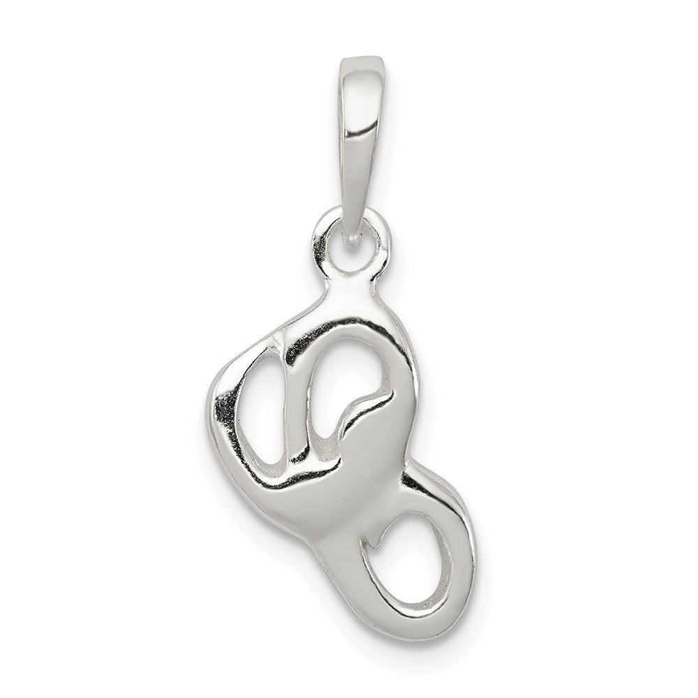 Sterlingsilber Buchstabe C Initiale Anhänger