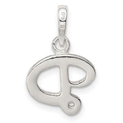 Sterlingsilber Buchstabe D Initiale Anhänger