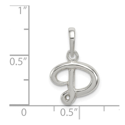 Sterlingsilber Buchstabe D Initiale Anhänger