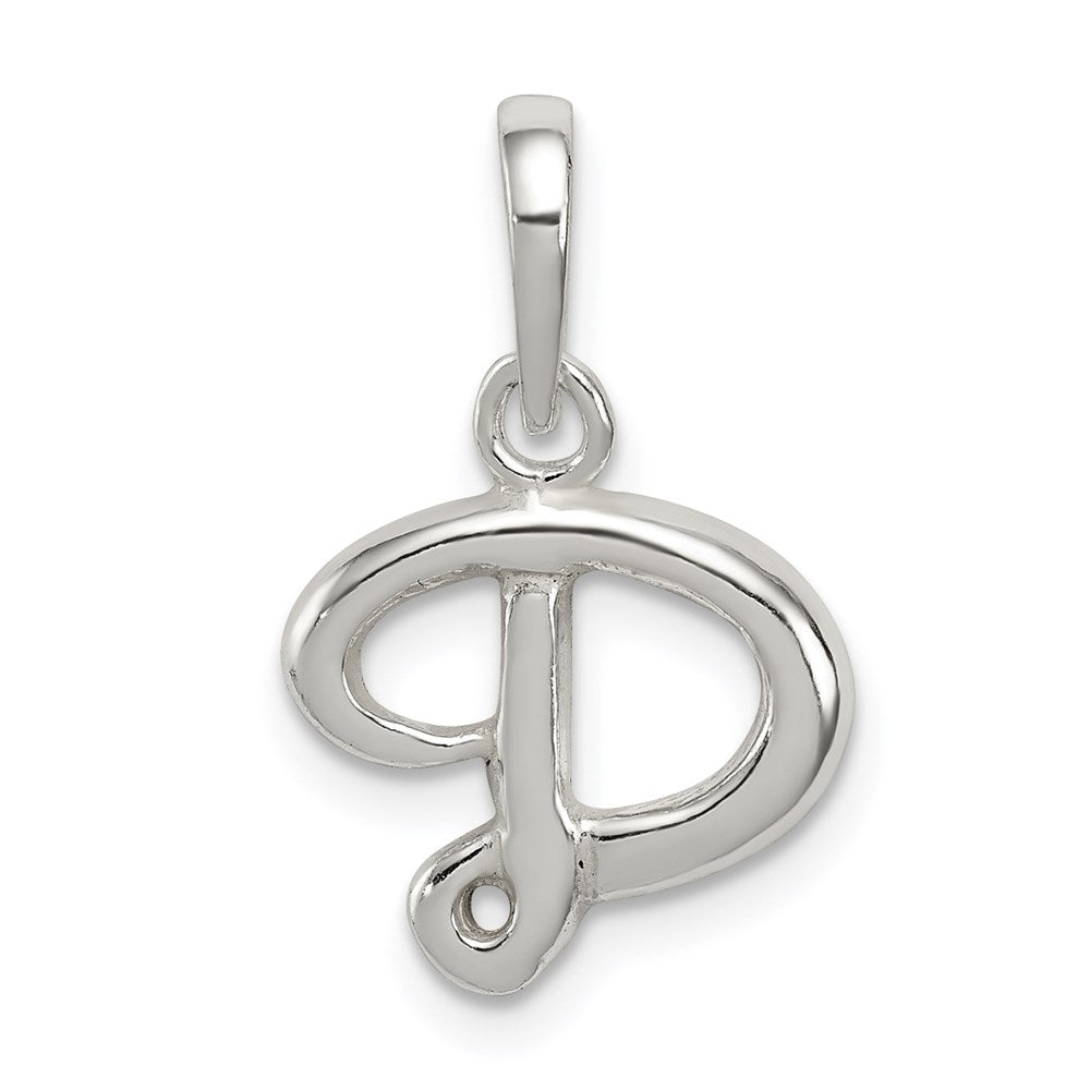 Sterlingsilber Buchstabe D Initiale Anhänger
