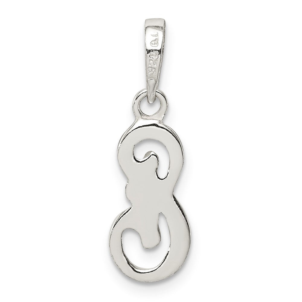 Sterlingsilber Buchstabe E Initiale Anhänger