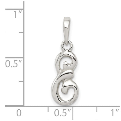 Sterlingsilber Buchstabe E Initiale Anhänger